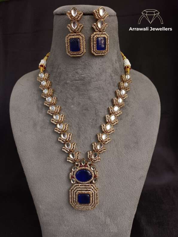 Royal Blue Stone Necklace (Copy)